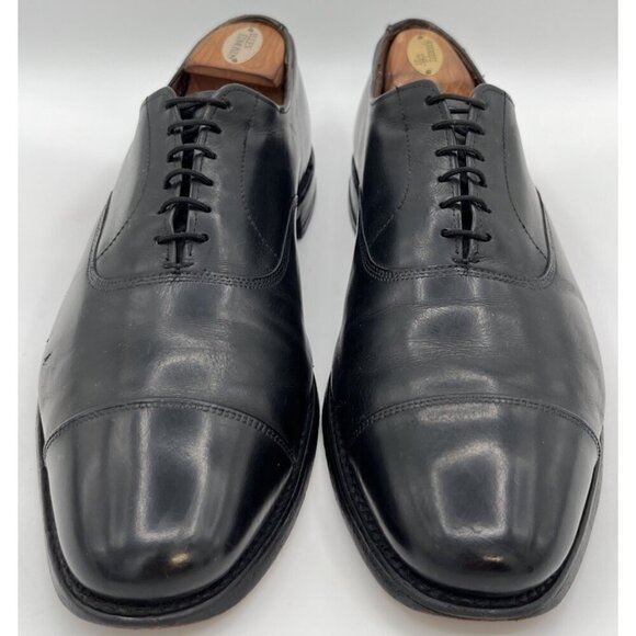 Allen Edmonds Park Avenue Cap Toe Black Leather Oxford Dress Shoes Mens Size 12D main image 7